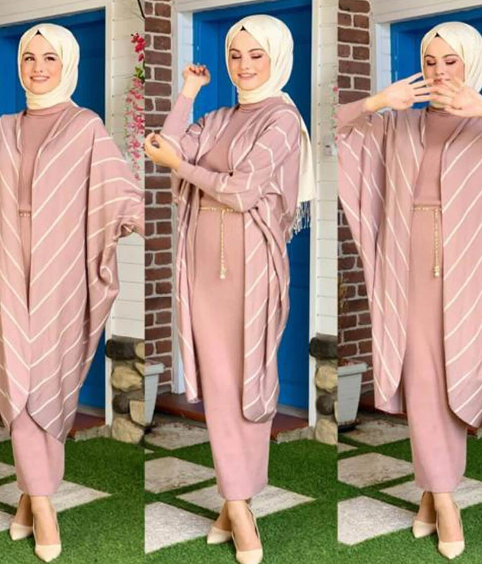 Yasmeen Two Piece Cardigan Dress