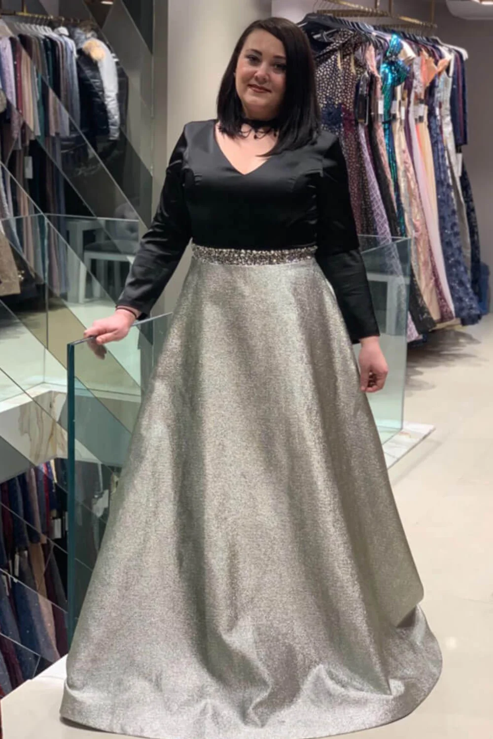 Sarah Plus Size Evening Gown