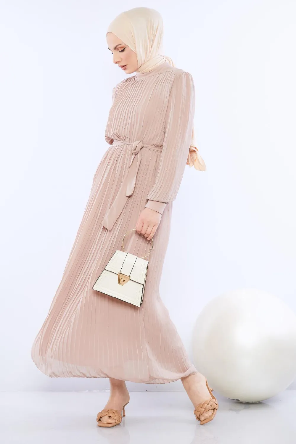Mia Baby Pink Casual Dress