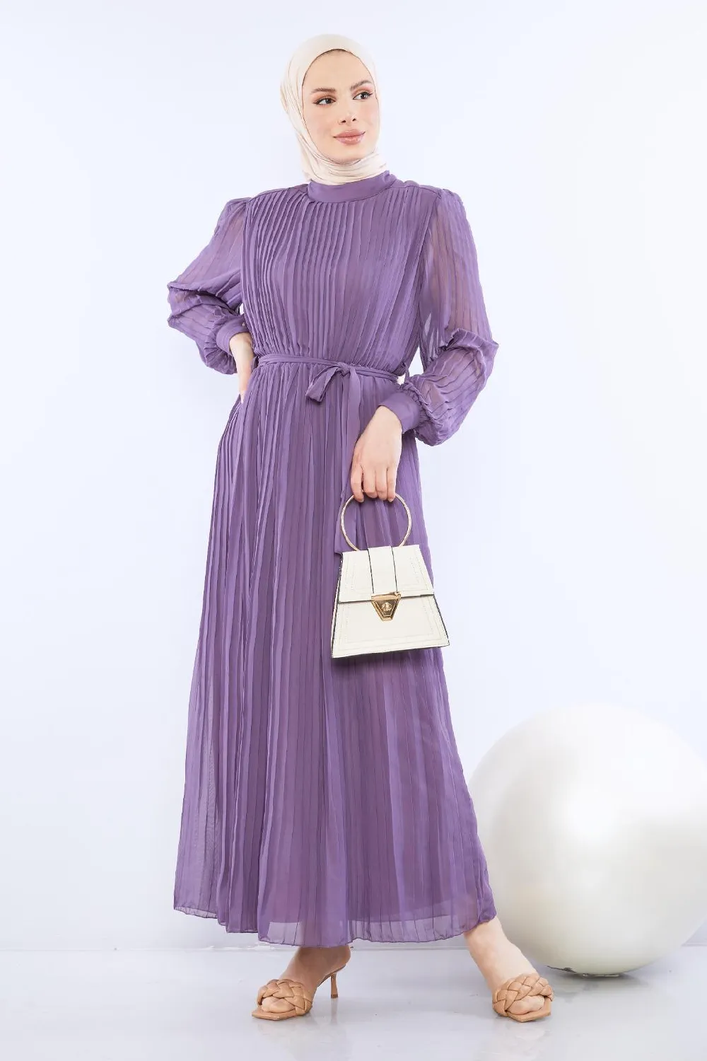 Mia Lilac Casual Dress