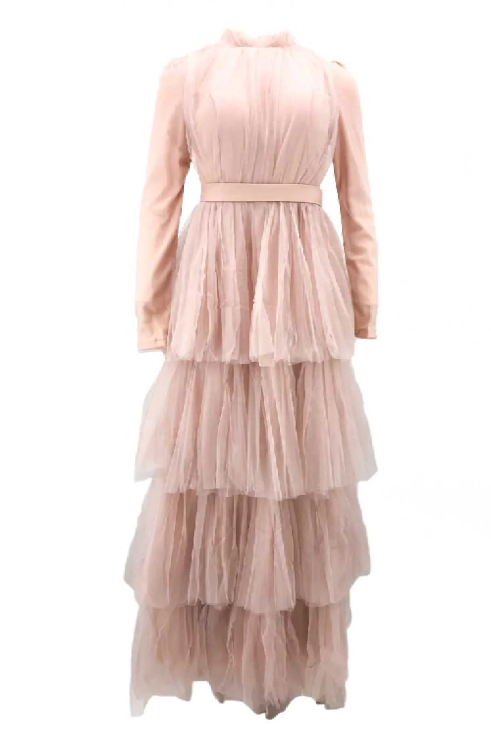 Isra Pink Semi Formal Dress